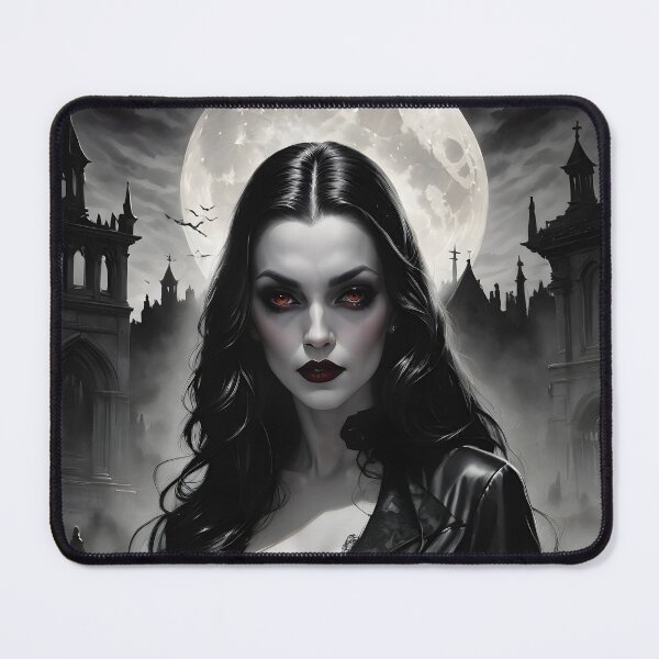 Item preview, Beautiful dark vampire gothic lady designed and sold by Spooky Witch Dream.