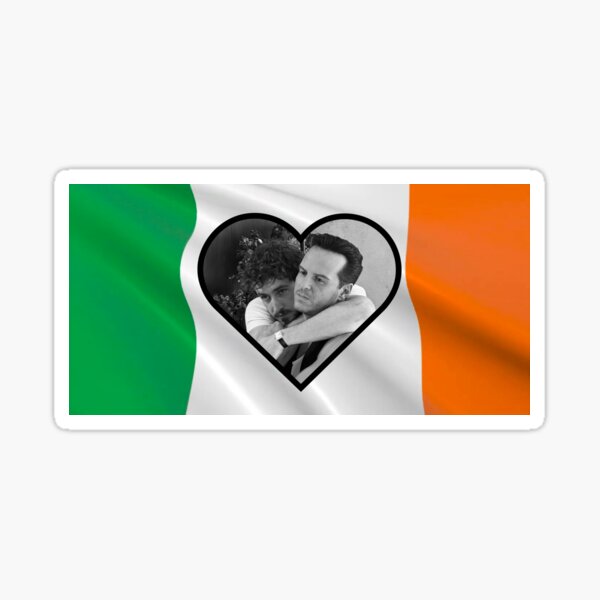 Vista previa del artículo con la obra «Irlanda (Andrew Scott y Paul Mescal)», diseñado y vendido por alyevesmith.
