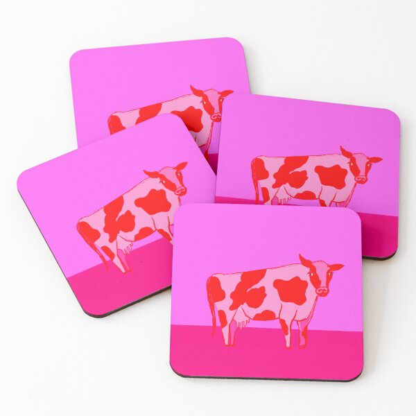 Item preview, Pink and red cows designed and sold by Stuckinadream.