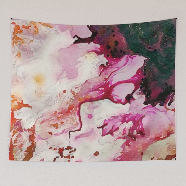 Item preview, Raspberries and Cream Abstract designed and sold by Rebecca Turk.