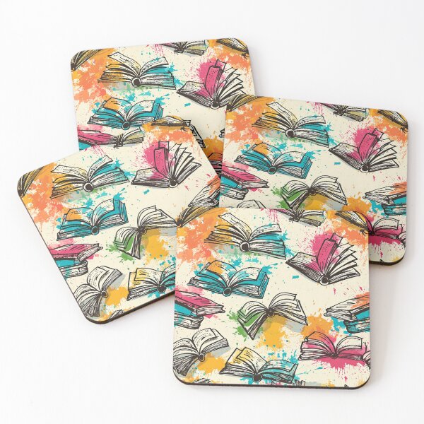 Item preview, Book Aesthetic, Abstract Doodle Books Pattern designed and sold by Desfix.