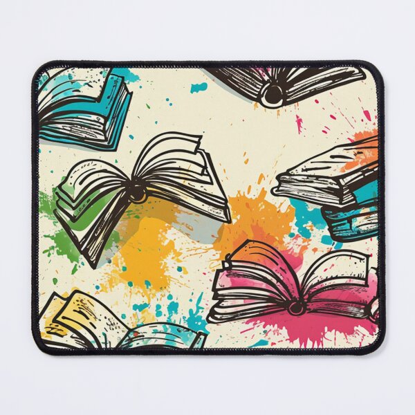 Item preview, Book Aesthetic, Abstract Doodle Books Pattern designed and sold by Desfix.