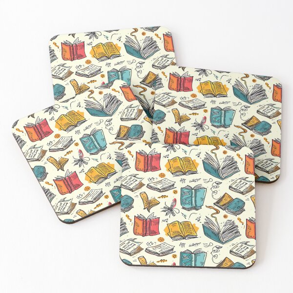 Item preview, Book Aesthetic, Abstract Doodle Books Pattern designed and sold by Desfix.