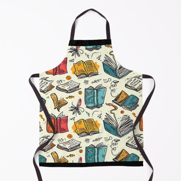 Item preview, Book Aesthetic, Abstract Doodle Books Pattern designed and sold by Desfix.