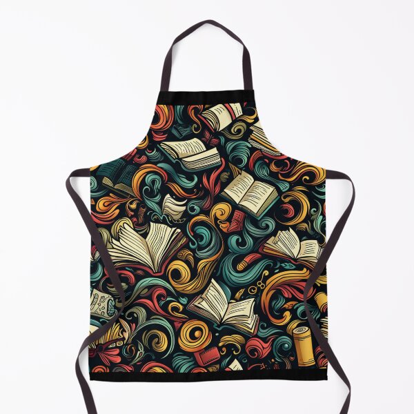Item preview, Book Aesthetic, Abstract Doodle Books Pattern designed and sold by Desfix.