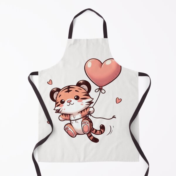 Item preview, Heart Balloon Cute Tiger designed and sold by LemuellTrends.