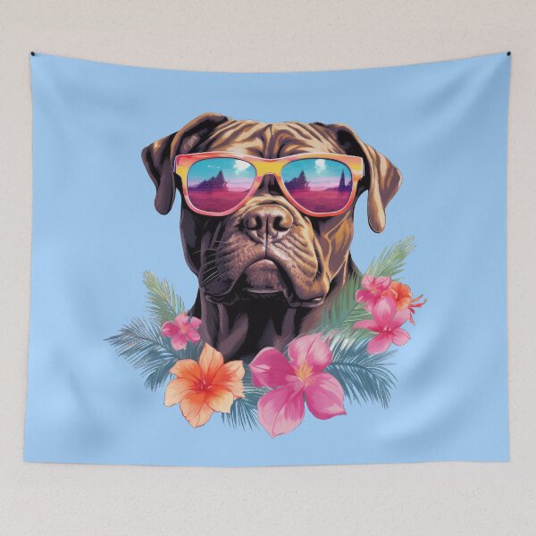 Item preview, Tropical Vacation American Bully XL designed and sold by ZombieLH.