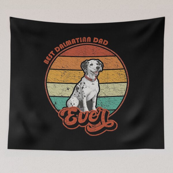 Item preview, Best Dalmatian Dad Ever - Vintage Sunset - Vintage Dalmatian designed and sold by brindled.
