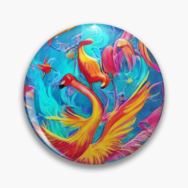 Item preview, Prancing flamingo designed and sold by Tamara Barber.