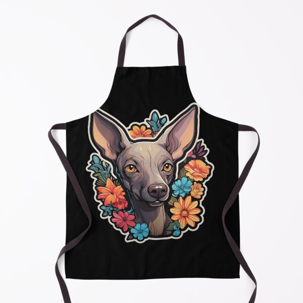 Item preview, Mexican Hairless in Flowers designed and sold by CUTEDOGGIEZ.