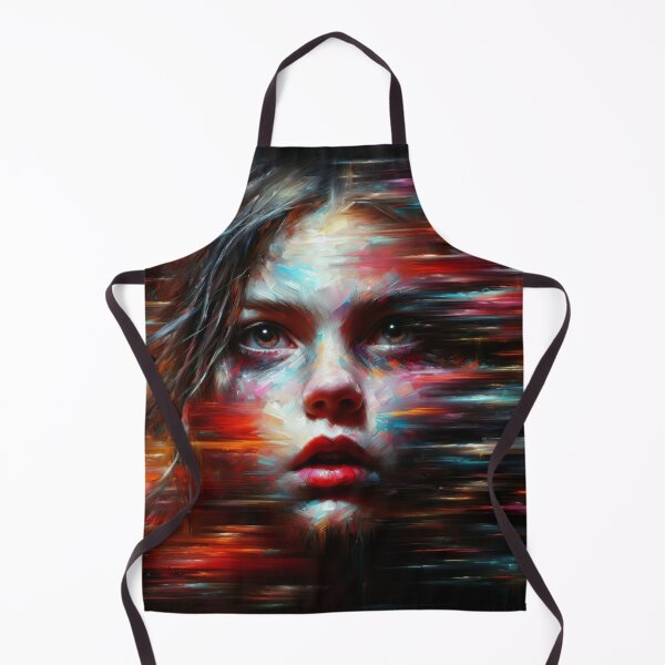Item preview, Abstract painting of a beautiful young pretty girl designed and sold by Pablo Silvera.