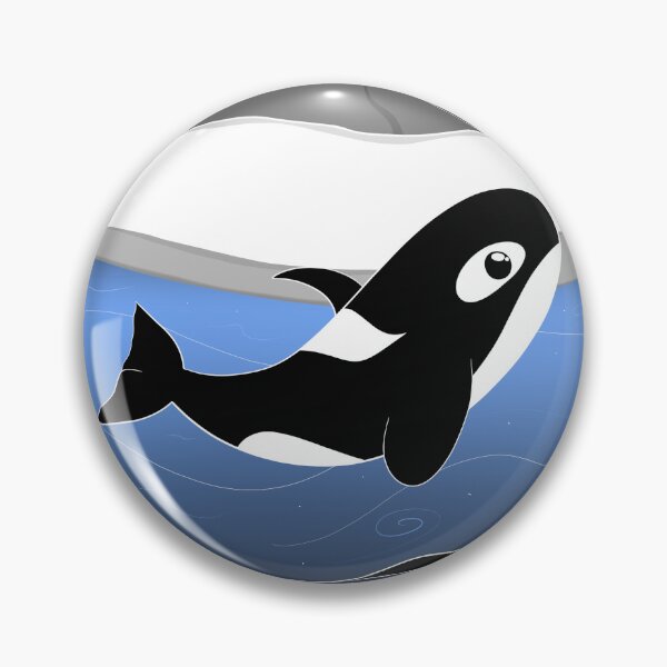 Item preview, Breaching Arctic Orca designed and sold by PandLcreations.