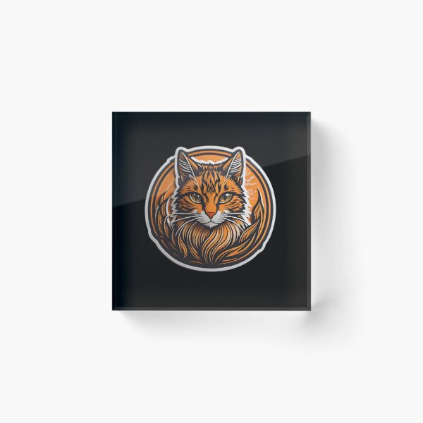 Item preview, cat with beard designed and sold by cuatrilenio.