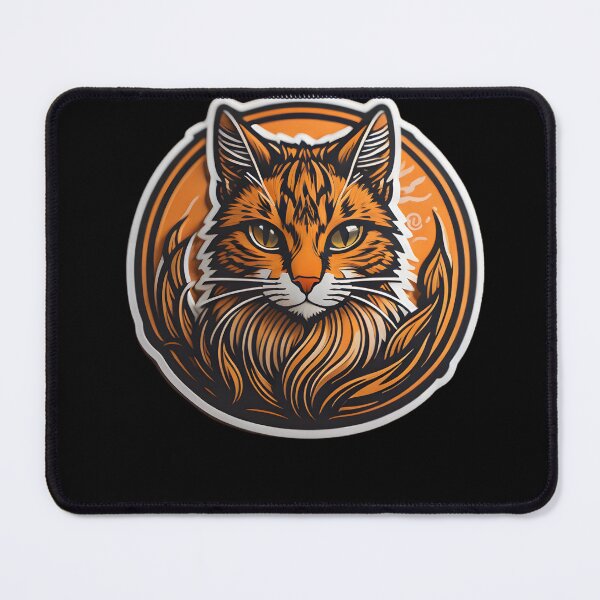Item preview, cat with beard designed and sold by cuatrilenio.