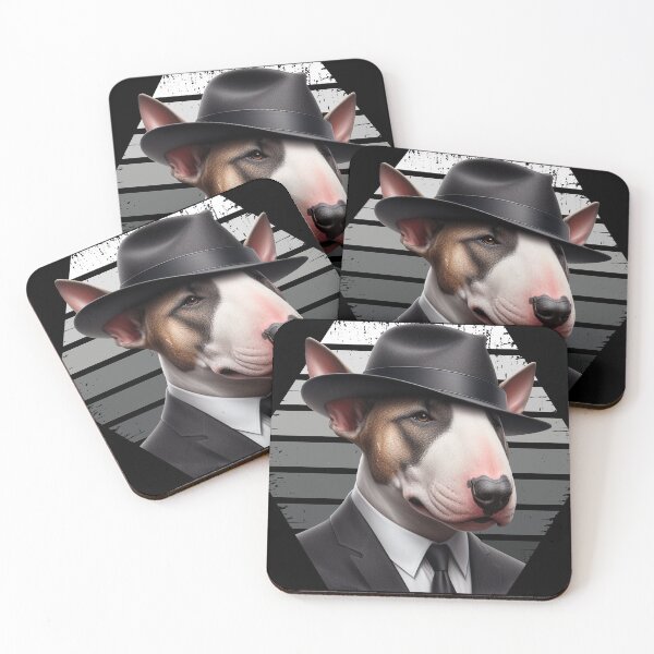 Item preview, Bull terrier like a gangster designed and sold by arkora-pl.