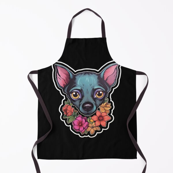 Item preview, Mexican Hairless with Flowers designed and sold by CUTEDOGGIEZ.