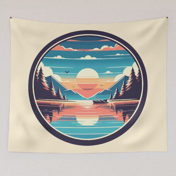 Item preview, Dawn's Reflection: Serenity at the Lake designed and sold by Granola Souls.