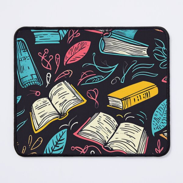 Item preview, Book Aesthetic, Abstract Doodle Books Pattern designed and sold by Desfix.