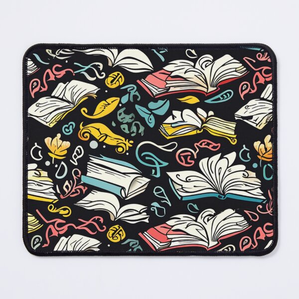 Item preview, Book Aesthetic, Abstract Doodle Books Pattern designed and sold by Desfix.