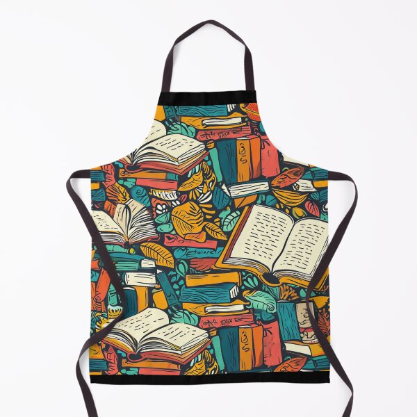 Item preview, Book Aesthetic, Abstract Doodle Books Pattern designed and sold by Desfix.