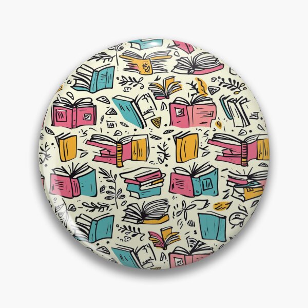 Item preview, Book Aesthetic, Abstract Doodle Books Pattern designed and sold by Desfix.
