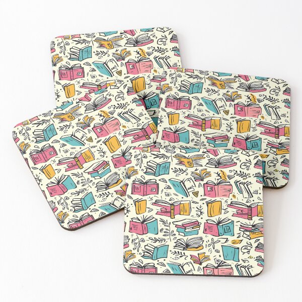 Item preview, Book Aesthetic, Abstract Doodle Books Pattern designed and sold by Desfix.