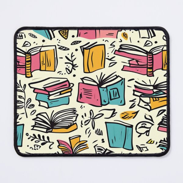 Item preview, Book Aesthetic, Abstract Doodle Books Pattern designed and sold by Desfix.