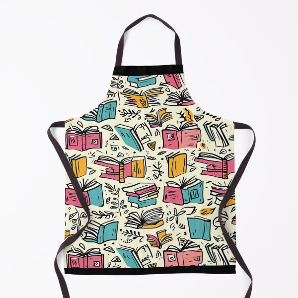 Item preview, Book Aesthetic, Abstract Doodle Books Pattern designed and sold by Desfix.