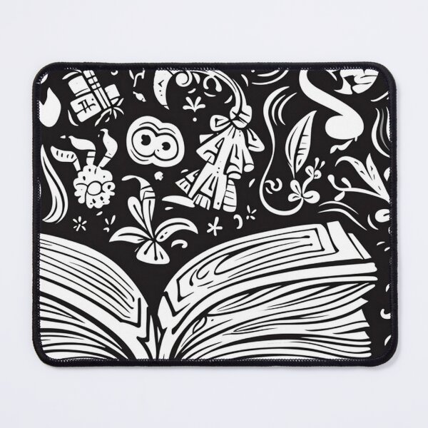 Item preview, Book Aesthetic, Abstract Doodle Books Pattern designed and sold by Desfix.