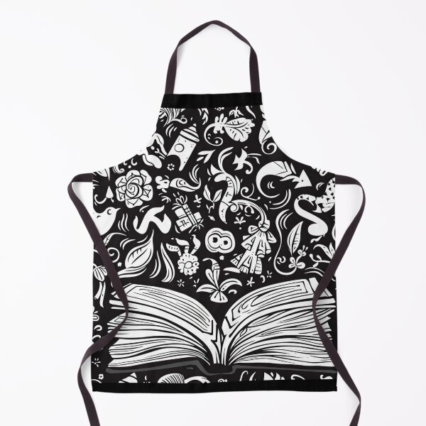 Item preview, Book Aesthetic, Abstract Doodle Books Pattern designed and sold by Desfix.