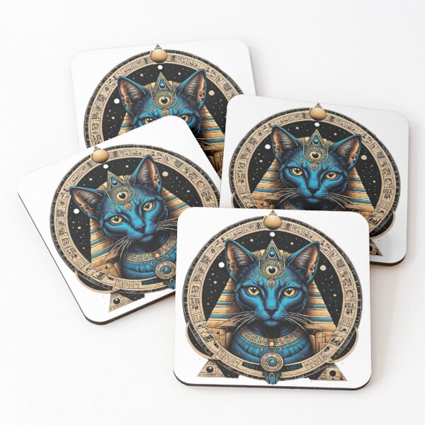 Item preview, Goddess Bastet (Blue) designed and sold by KeopsMurat.