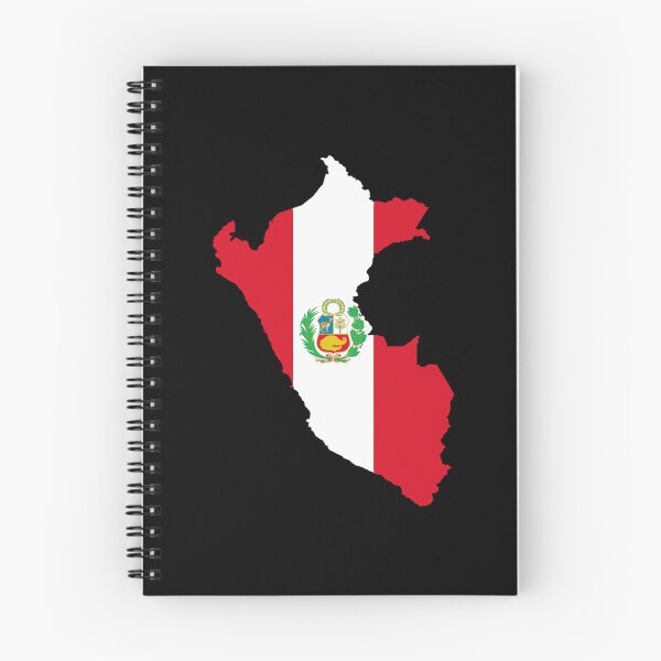 Item preview, Flag Map of Peru designed and sold by feether-store.