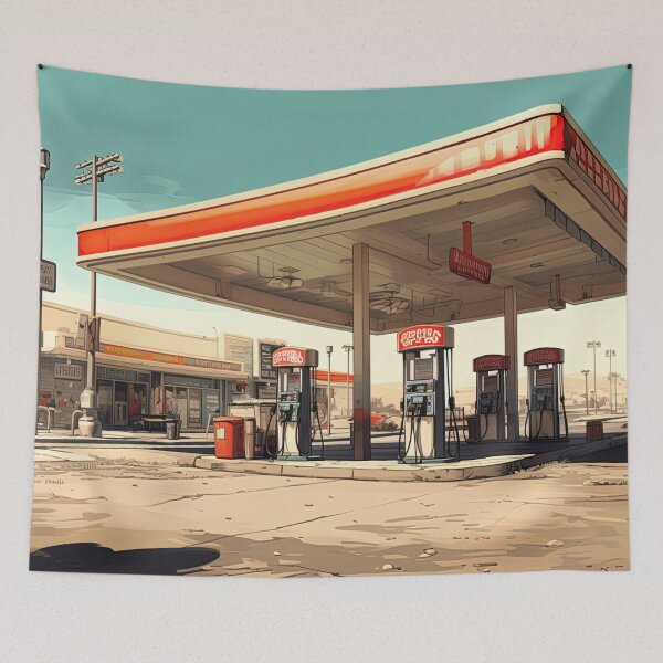 Item preview, Gas station | Hip Hop style designed and sold by ComicsFactory.