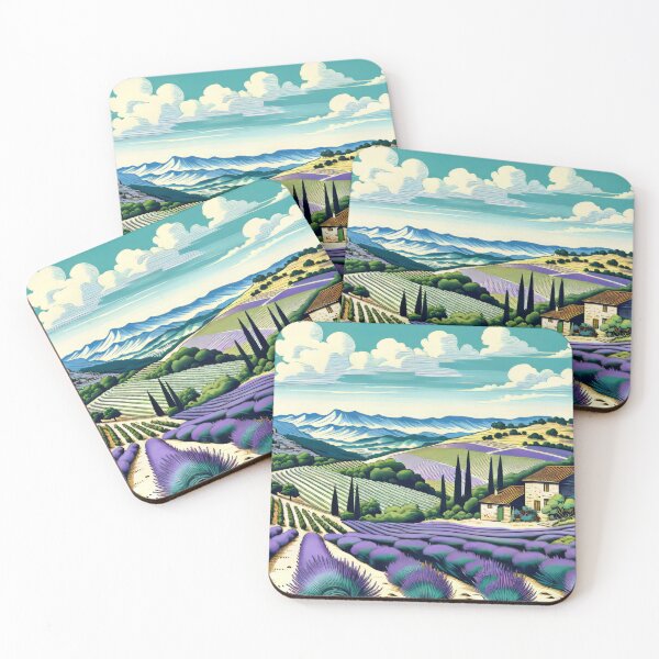 Item preview, Pastoral Elegance - Ukiyo-e Style Provence designed and sold by EtherealEchoes.