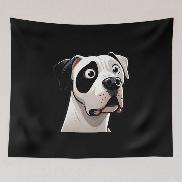 Item preview, Surprised Dogo Argentino  designed and sold by Xhevahir.