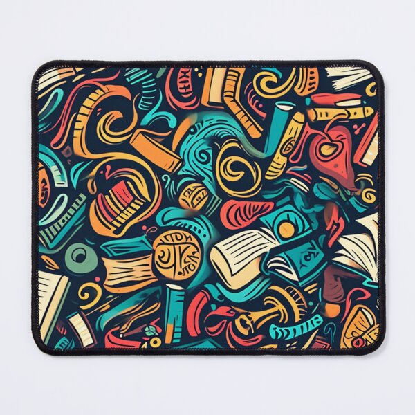 Item preview, Book Aesthetic, Abstract Doodle Books Pattern designed and sold by Desfix.