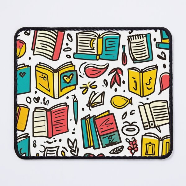 Item preview, Book Aesthetic, Abstract Doodle Books Pattern designed and sold by Desfix.