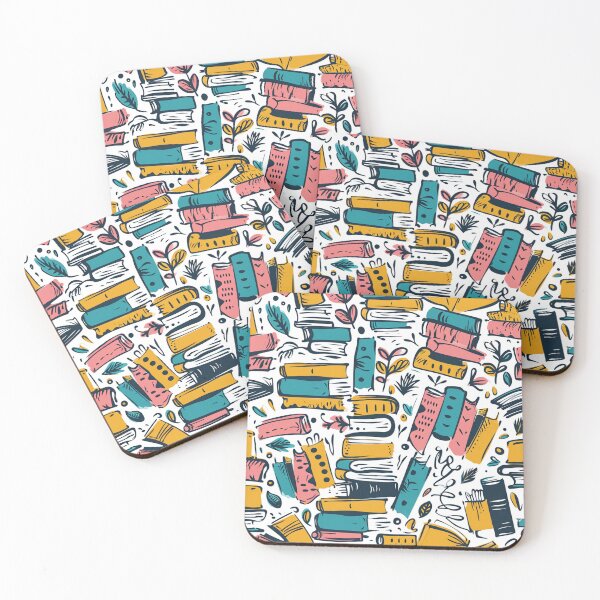 Item preview, Book Aesthetic, Abstract Doodle Books Pattern designed and sold by Desfix.