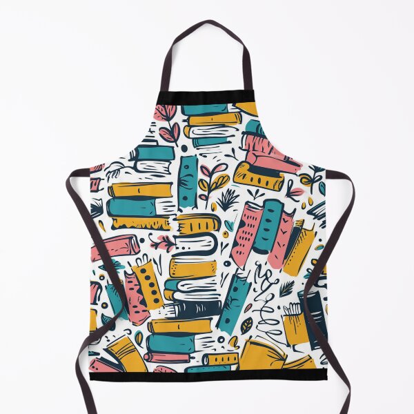 Item preview, Book Aesthetic, Abstract Doodle Books Pattern designed and sold by Desfix.