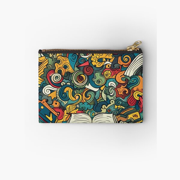 Item preview, Book Aesthetic, Abstract Doodle Books Pattern designed and sold by Desfix.