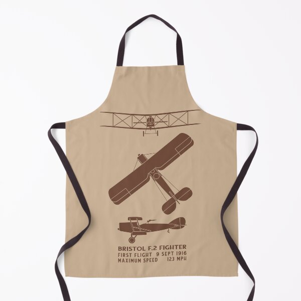 Item preview, Bristol F.2 Fighter British WW1 Biplane Silhouette Infographic Diagrams designed and sold by MilitaryMart.