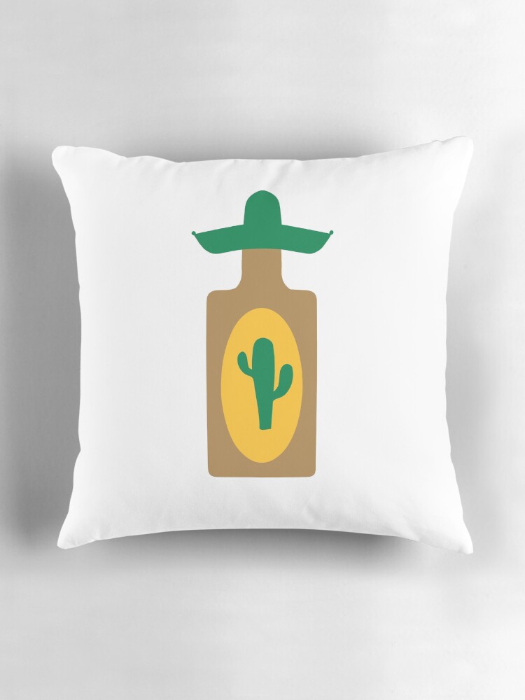 Thumbnail 3 of 4, Pillow, tequila designed and sold by Vectorqueen.