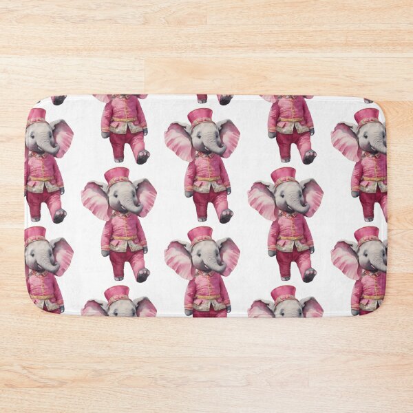 Item preview, Adorable Circus Elephant in Pink Suit | Whimsical Animal Art designed and sold by GemBob Creations.