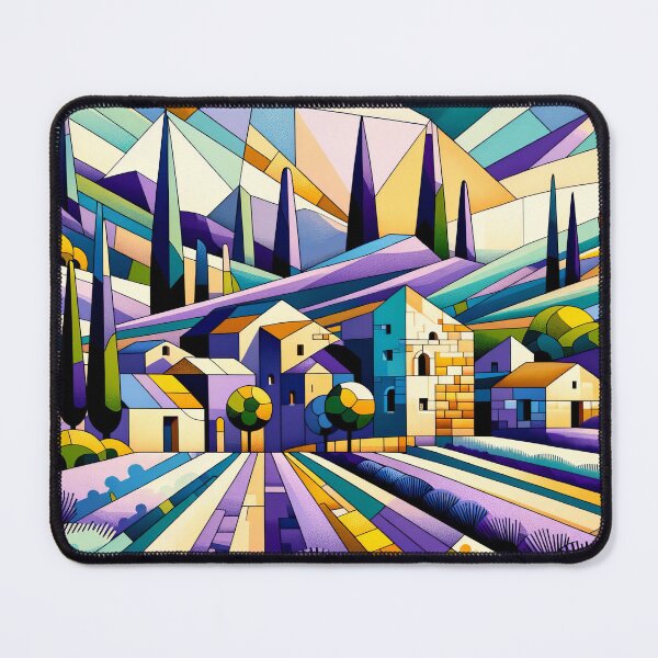 Item preview, Geometric Harmony - Cubist Provence designed and sold by EtherealEchoes.