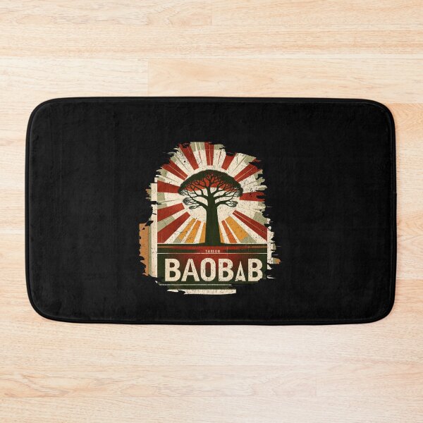 Item preview, African Baobab Tree - Vintage Travel Poster designed and sold by ChromaticBlend.
