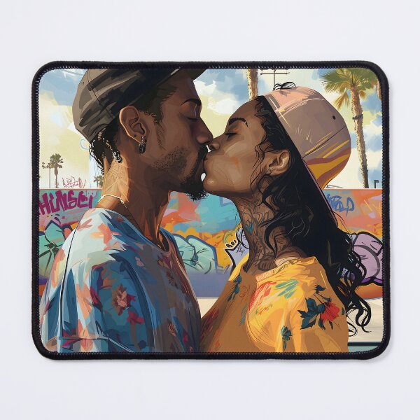 Item preview, Romantic Kiss Love is the Universal Language designed and sold by AI-Crafted.