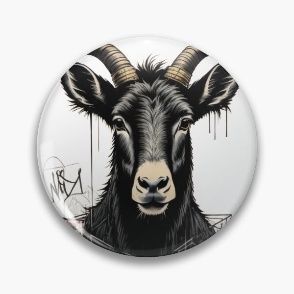 Item preview, graffiti goat designed and sold by IMG-NAR.