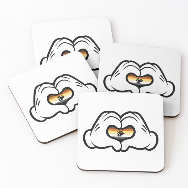Item preview, Bear Pride Mickey Heart Hands designed and sold by chemdoctortim.