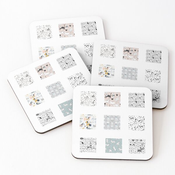 Item preview, beautiful doodle designs of cute dogs designed and sold by huape.