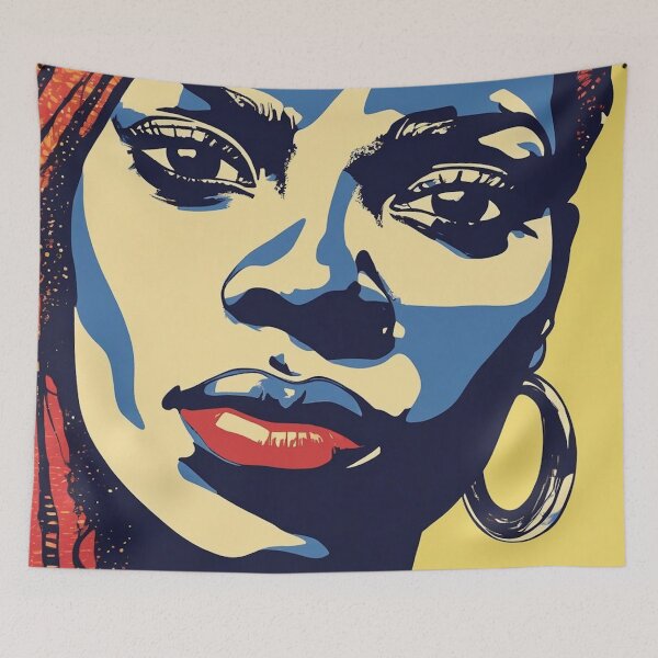Item preview,  Kalisha Pop Art Portrait designed and sold by Yzakreativ.